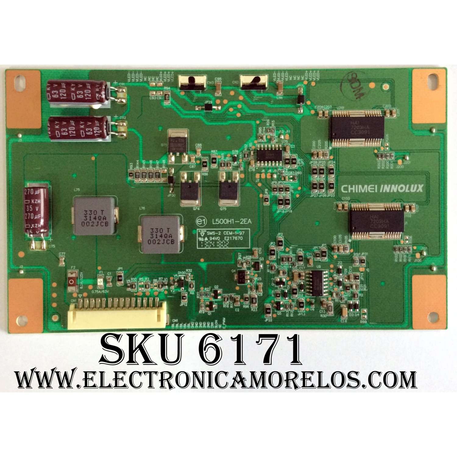 LED DRIVER / SHARP 27-D077149 / L500H1-2EA / PANEL V500HJ1-LE2 / MODELOS TC-L50EM5 / LC-50LE440U / LC-50LE442U / LE50FHDE3010MAAA